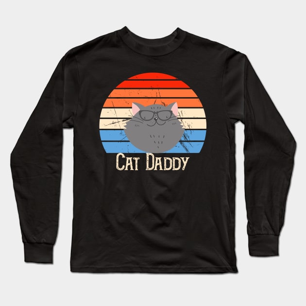 cat daddy Long Sleeve T-Shirt by sevalyilmazardal